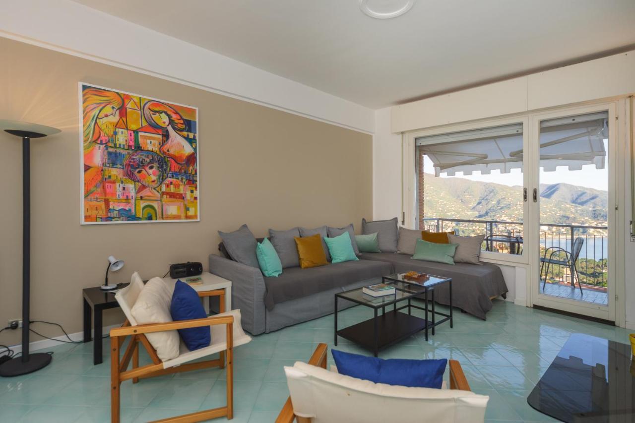Casa Linda Vista Da Sogno, Piscina E Tennis ราปาลโล ภายนอก รูปภาพ